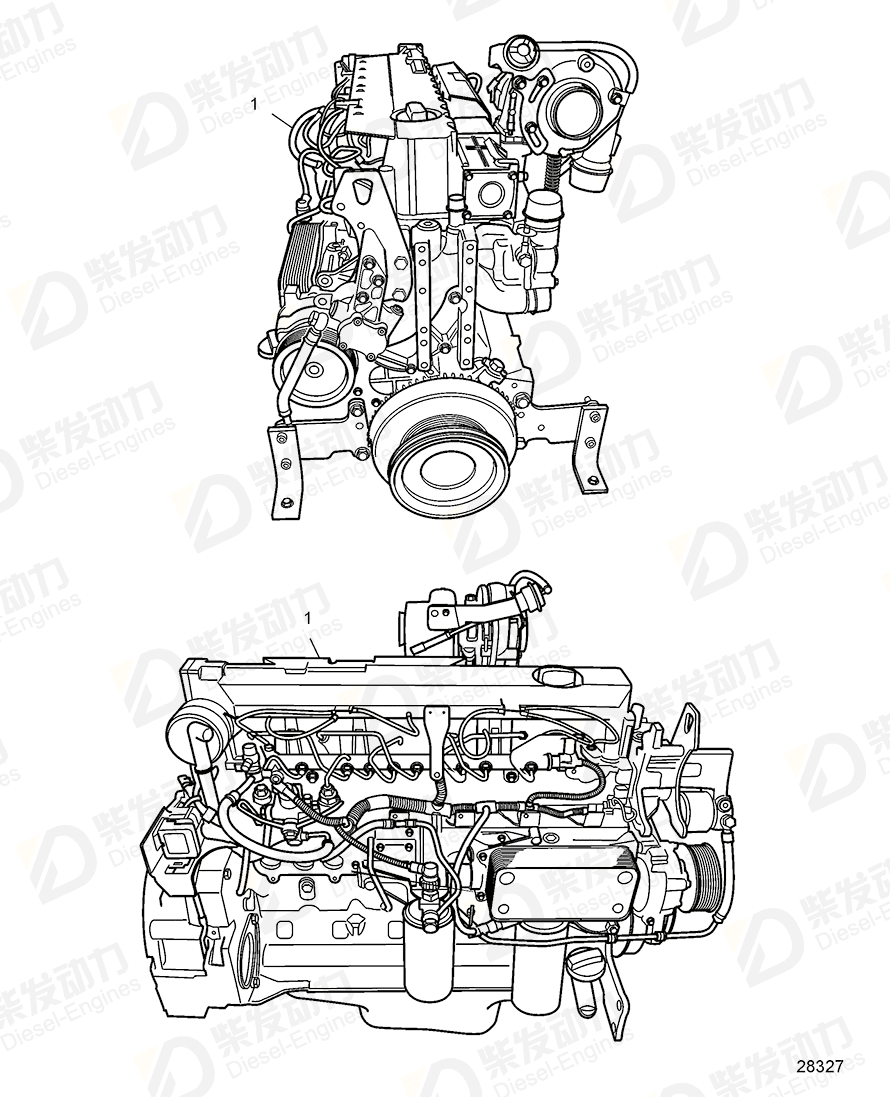 volvo penta Engine 3801479 Drawing volvo penta Engine 3801479 Drawing